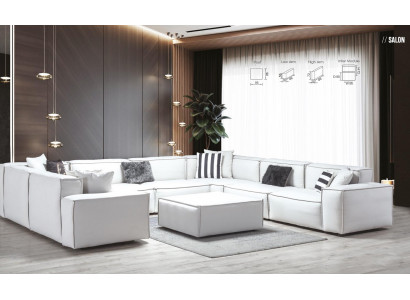 Stołek Biały Salon Eleganckie Meble Luksusowy Design W Włoskim Stylu