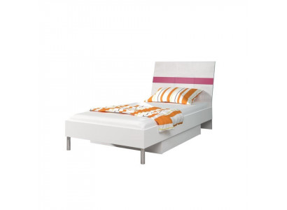 łóżko Rosa Drewno Design Łóżko Pojedyncze Wysoki Połysk Pojedyncze łóżko Girls