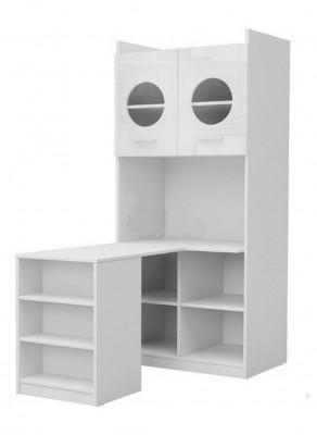 Nowoczesne Biurko Drewno Biurko narożne Żłobek młodzieżowy Biały Meble Design