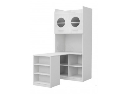 Nowoczesne Biurko Drewno Biurko narożne Żłobek młodzieżowy Biały Meble Design