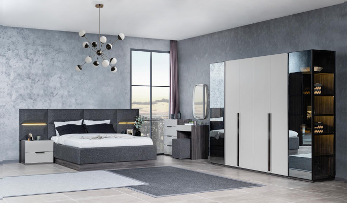 Łóżko Podkładka Design Material Drewno Double Hotel bed New Modern