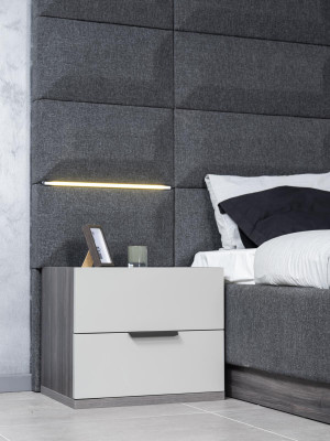 Łóżko Podwójne łóżko Meble Umeblowanie Nowe Meble Design Wysoki Połysk Sypialnia