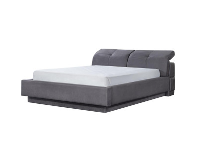 Łóżko Design Podwójne łóżko Materiał Drewno łóżko Podkładka Sypialnia Meble 160x200
