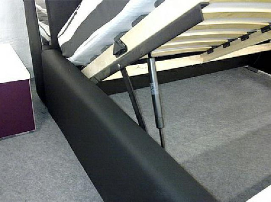 Lit Cuir Cadre Du en 140/160/180x200cm Capitonné Design Double Made IN UE