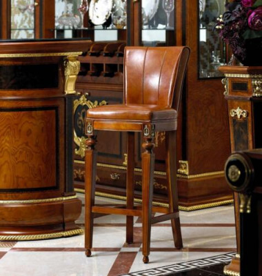 Hoker barowy Krzesło Fotel Bar home bar do szafki barowej barok