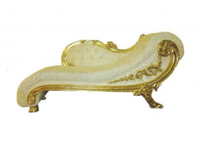 Sofa szezlongowa Chesterfield Récamière Antyk w stylu Noble Leżanka