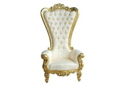 Throne Fotel Royal Podkładka Chesterfield Aksamit 1 miejsce siedzące Antyk Stil Krzesła