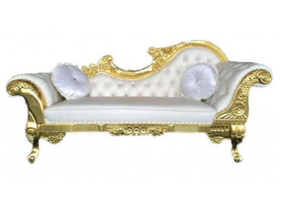 Szezlong Noble Chesterfield Szezlong w stylu Antyk Leżanka szezlong rozkładany nowy