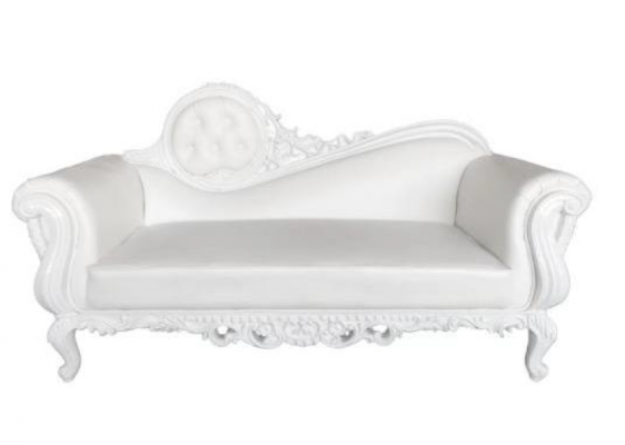 Leżak Throne Szezlong Royal Podkładka Chesterfield Aksamit Antyk Style Fotel
