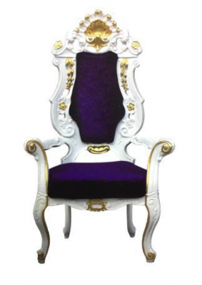 Throne Fotel Royal Podkładka Chesterfield Aksamit 1 miejsce siedzące Antyk Stil Krzesła