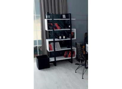 Półka na książki Biały Meble Drewno Metal żłobek Półka Design Modern Luxury New