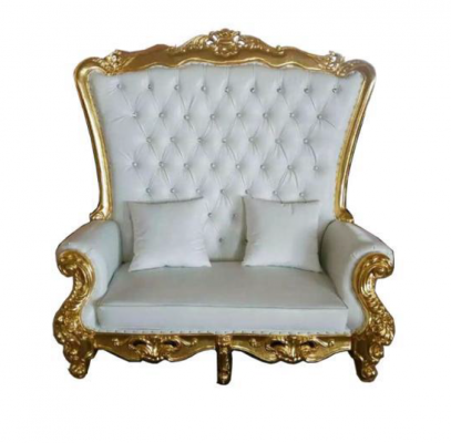 Sofa Throne Sofa Royal Podkładka Chesterfield Aksamit Antyk Style Dwuosobowa