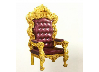 Throne Fotel Royal Podkładka Chesterfield Aksamit 1 miejsce siedzące Antyk Stil Krzesła