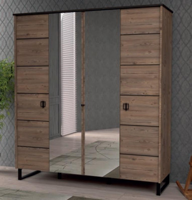 Szafa Braun Młodzieżowa Sypialnia Szafa żłobek Design Modern New