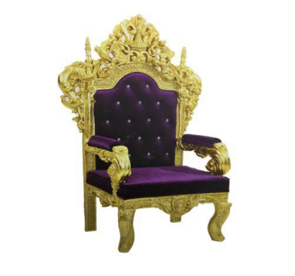 Chesterfield Throne Fotel Royal Podkładka Aksamit 1 miejsce siedzące Antyk Stil Krzesła