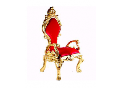 Throne Krzesła Fotel Royal Podkładka Aksamit Chesterfield 1 miejsce siedzące w stylu Antyka
