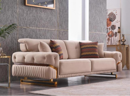 Zestaw sof do salonu Fotel Dreistzer Kompletny zestaw mebli Design 3+1