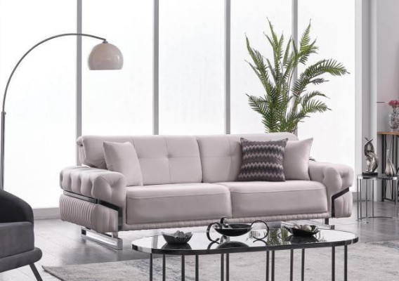 Sofa trzyosobowa Meble do salonu Nowoczesna sofa tapicerowana Designerska kanapa Meble