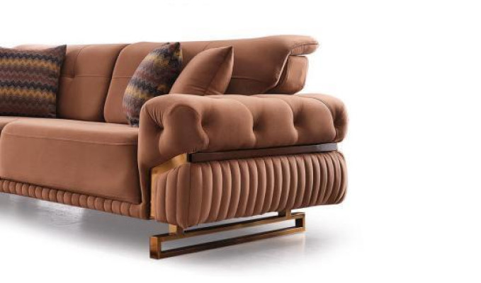 Luksusowa Sofa Trzyosobowa Meble Podkładka Materiałowa Kanapa Salonowa Nowe Meble
