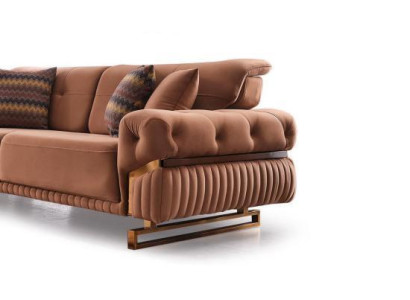 Luksusowa Sofa Trzyosobowa Meble Podkładka Materiałowa Kanapa Salonowa Nowe Meble