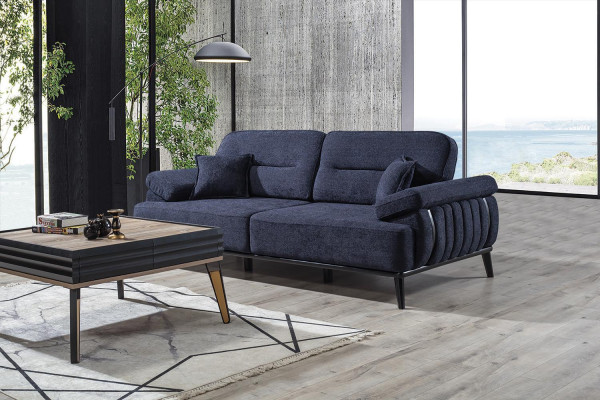 Luksusowe 4 sztuki Zestaw sofowy Nowoczesna Sofa 3+3 + Fotel + stolik kawowy zestaw do salonu