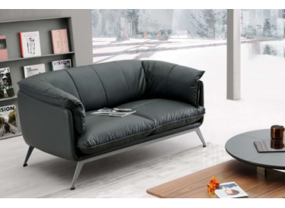 Skóra Sofa Kanapa Dwuosobowa Meble Biurowe Sofy Lounge Club Sofy