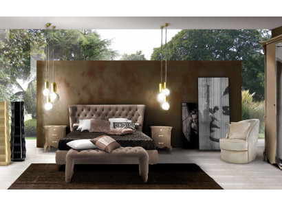 Łóżko Podkładka Design Luxury Double Hotel łóżko Chesterfield Sleep Pokój