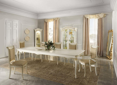 Barokowy Antyk Stół obiadowy Tabela Real Classic Drewno Designerskie stoły rokokowe