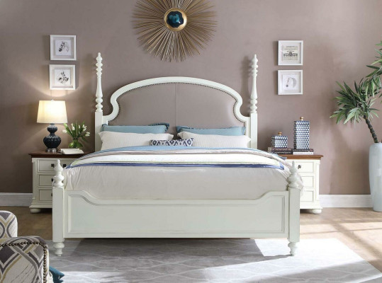 Luksusowa Sypialnia Łóżko Podkładka Design 180x200cm Hotel Double bed Włókienniczy Nowość