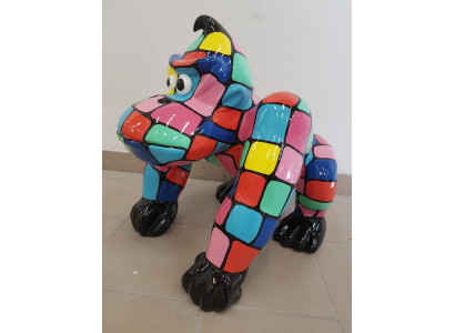 Gorilla Designer Rysunek Statua Nowoczesne Posągi Figurki Dekoracja Dekoracja Ogród Nowość