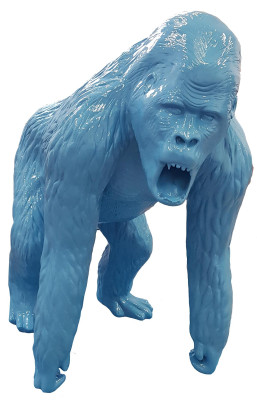 Gorilla Designer Rysunek Statua Nowoczesne Figury Posągi Dekoracja Dekoracja Ogród Nowość