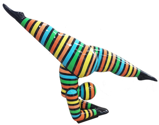 Projektowanie figurek Rzeźby Nowoczesna abstrakcyjna rzeźba Kobieta Acrobat Dekoracja