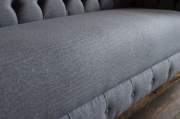 Chesterfield 3 miejsce do siedzenia Podkładka Couch Skóra Sofa Kanapy Włókienniczy Modern Style Material