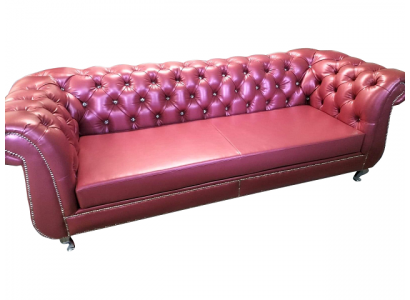 Sofa Chesterfield 4 miejsce do siedzenia Luksusowe sofy Skórzana sofa do salonu Kanapa