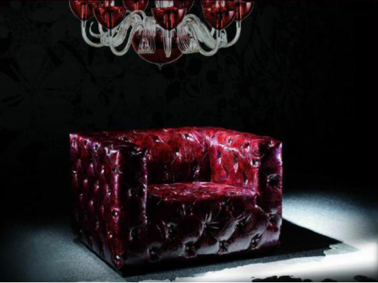 Skórzana sofa Chesterfield Fotel luksusowa Fotel Bordeaux ClubFotel Nowość