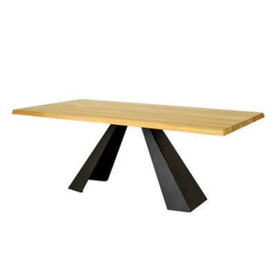 Stół obiadowy Drewno stoły Living Jadalnia Pokój Tabela Solidne drewno 240x100cm Stoły do ​​jadalni Solidny