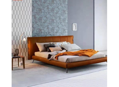 Podkładka do łóżka podwójnego Metal Design Luksusowe łóżko Sypialnia Włoski