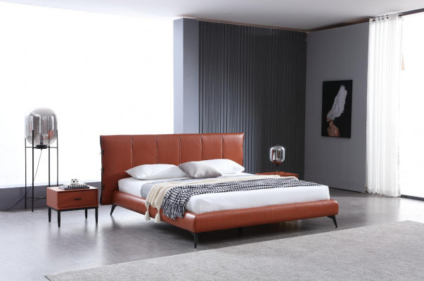 Podkładka do łóżka podwójnego Metal Design Luksusowe łóżko Sypialnia Włoski