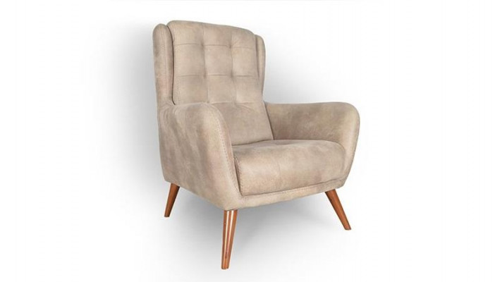 Sofa Chesterfield Fotel Club Sofa Jednoosobowa Podkładka Meble Beż Relaks Nowość