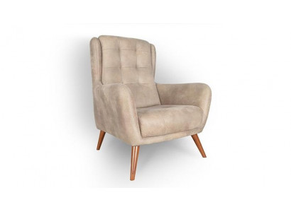 Sofa Chesterfield Fotel Club Sofa Jednoosobowa Podkładka Meble Beż Relaks Nowość