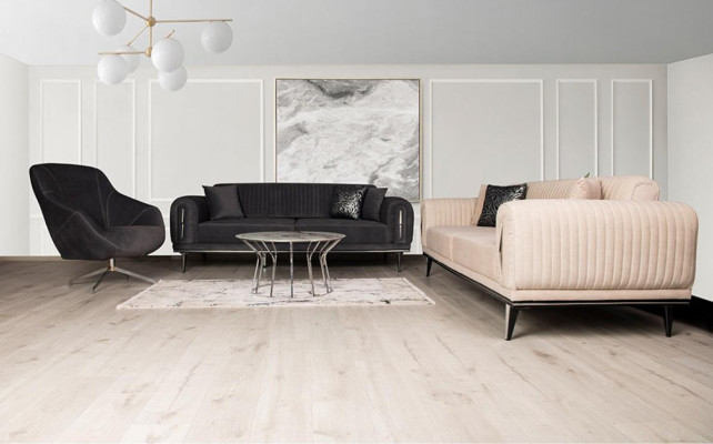 Sofa Trzyosobowa Podkładka Meble Wyposażenie 3 Siedziba Kanapy Kwadratowe Sofa Materiał