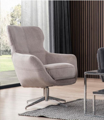 Sofa Obrotowa Fotel Relaks Club Sofa Jednoosobowa Podkładka Meble Beżowa