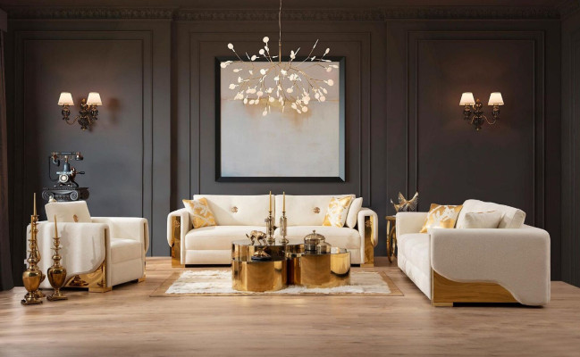 Sofa Trzyosobowa Podkładka Design Sofa Nowoczesna 3-osobowa Siedziba Sofy Meble do Salonu Nowe