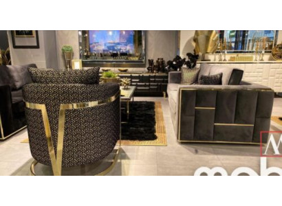 Design Fotel Luxury Classic Modern Oparcie Włókienniczy 1 miejsce do siedzenia Meble Sofa Jednoosobowa