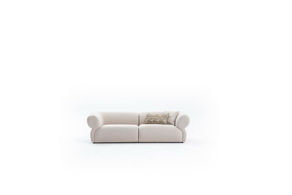 Sofa Kanapa Podkładka Meble Trzyosobowa 3 miejsce do siedzenia Modern Design Couch Beige