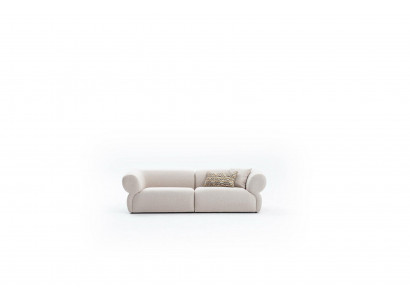 Sofa Kanapa Podkładka Meble Trzyosobowa 3 miejsce do siedzenia Modern Design Couch Beige