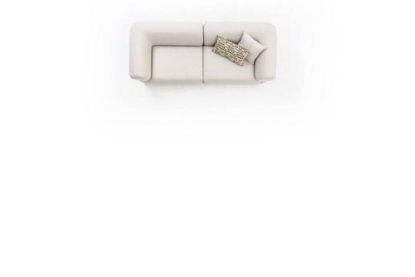 Sofa Kanapa Podkładka Meble Trzyosobowa 3 miejsce do siedzenia Modern Design Couch Beige