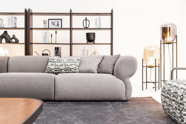 Meble włoskie duża Sofa Kanapa 6 miejsce do siedzenia Włoskie kanapy xxl Sofy Włókiennicze