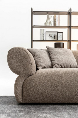 Meble włoskie duża Sofa Kanapa 6 miejsce do siedzenia Włoskie kanapy xxl Sofy Włókiennicze