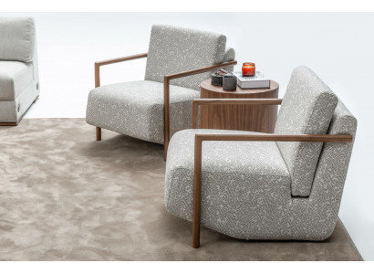 Fotel Meble do Salonu Design Nowoczesne Podkładka 1 Fotele Relaks Grey Club